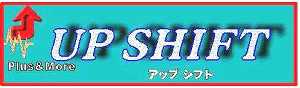 Upshiftのロゴがあります